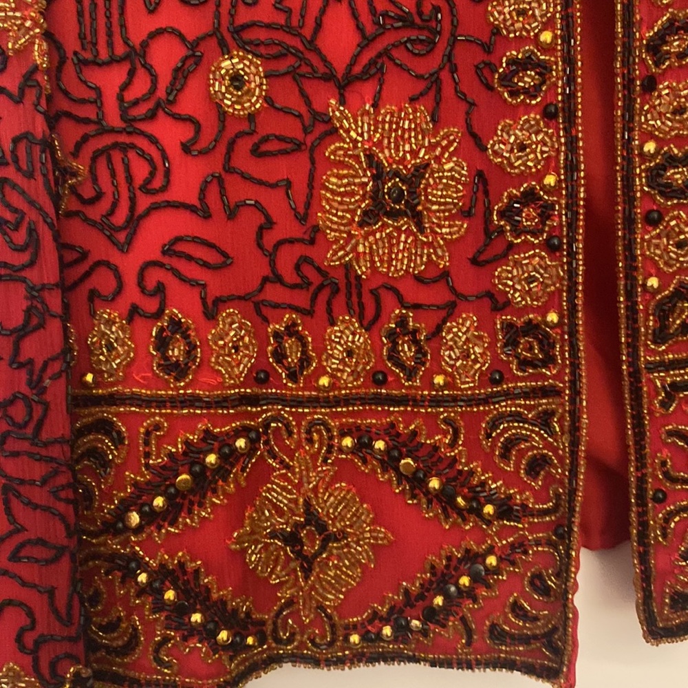 Vintage beaded jacket - Picture 3 of 5